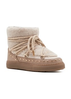 INUIKII Wełniane śniegowce CURLY ROCK | z dodatkiem skóry ze sklepu Gomez Fashion Store w kategorii Śniegowce damskie - zdjęcie 184305790