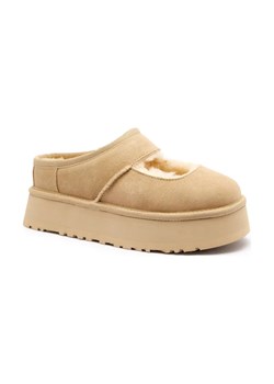 UGG Skórzane mule W Bea Mary Jane | z dodatkiem wełny ze sklepu Gomez Fashion Store w kategorii Kapcie damskie - zdjęcie 184305791