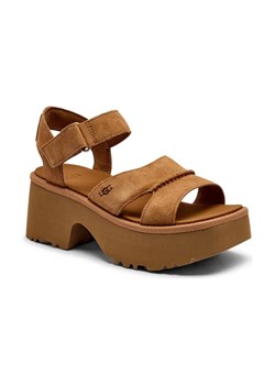UGG Skórzane sandały W NEW HEIGHTS ANKLE STRAP ze sklepu Gomez Fashion Store w kategorii Sandały damskie - zdjęcie 184305811