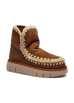 MOU Skórzane śniegowce Eskimo 18 | z dodatkiem wełny ze sklepu Gomez Fashion Store w kategorii Śniegowce damskie - zdjęcie 184305900