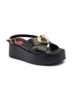 Love Moschino Skórzane sandały DAYDREAM70 O ze sklepu Gomez Fashion Store w kategorii Sandały damskie - zdjęcie 184306061