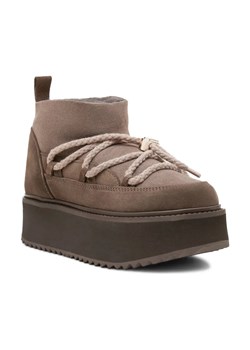 INUIKII Skórzane śniegowce CLASSIC LOW PLATFORM ze sklepu Gomez Fashion Store w kategorii Śniegowce damskie - zdjęcie 184306082