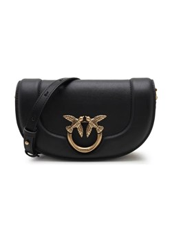 Pinko Skórzana torebka na ramię ROUND CLICK BAGUETTE BABY VITE ze sklepu Gomez Fashion Store w kategorii Listonoszki - zdjęcie 184306151