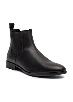 BOSS BLACK Skórzane sztyblety Colby_Cheb_gr ze sklepu Gomez Fashion Store w kategorii Buty zimowe męskie - zdjęcie 184306302