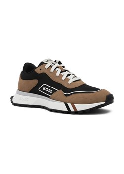 BOSS BLACK Sneakersy Jonah_Runn | z dodatkiem skóry ze sklepu Gomez Fashion Store w kategorii Buty sportowe męskie - zdjęcie 184306343