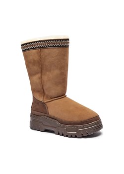 UGG Skórzane śniegowce TRAILGAZER | z dodatkiem wełny ze sklepu Gomez Fashion Store w kategorii Śniegowce damskie - zdjęcie 184306361
