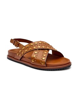 TWINSET Skórzane sandały ze sklepu Gomez Fashion Store w kategorii Sandały damskie - zdjęcie 184306371