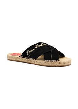 Love Moschino Skórzane klapki ze sklepu Gomez Fashion Store w kategorii Klapki damskie - zdjęcie 184306382