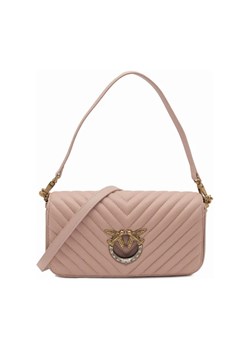Pinko Skórzana listonoszka LOVE CLICK BAGUETTE MINI NAPPA ze sklepu Gomez Fashion Store w kategorii Listonoszki - zdjęcie 184306604