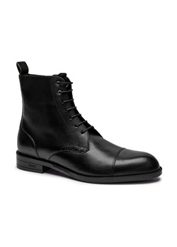 BOSS BLACK Skórzane buty wysokie TAYIL ze sklepu Gomez Fashion Store w kategorii Buty zimowe męskie - zdjęcie 184306660