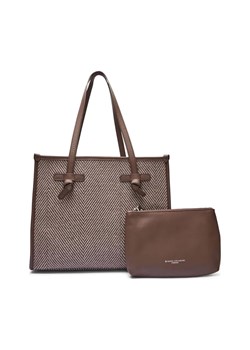 GIANNI CHIARINI Shopperka MARCELL | z dodatkiem skóry ze sklepu Gomez Fashion Store w kategorii Torby Shopper bag - zdjęcie 184306751