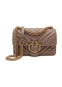 Pinko Skórzana torebka na ramię Love One Mini Crossbody ze sklepu Gomez Fashion Store w kategorii Listonoszki - zdjęcie 184306781