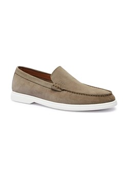 BOSS BLACK Skórzane loafersy Sienne_Loaf_sd_N ze sklepu Gomez Fashion Store w kategorii Mokasyny męskie - zdjęcie 184306982