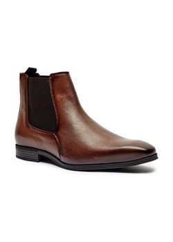 BOSS BLACK Skórzane sztyblety Theon ze sklepu Gomez Fashion Store w kategorii Buty zimowe męskie - zdjęcie 184307134