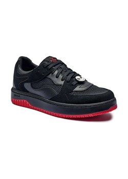 HUGO Skórzane sneakersy Kilian_Tenn_NBC_N HUGO X THE NIGHTMARE BEFORE CHRISTMAS ze sklepu Gomez Fashion Store w kategorii Buty sportowe męskie - zdjęcie 184307174