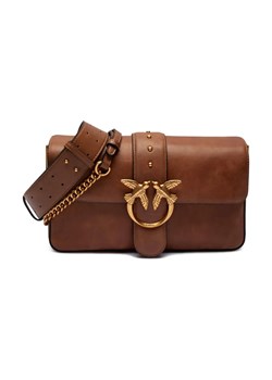 Pinko Skórzana torebka na ramię LOVE ONE CLASSIC SLOUCHY ze sklepu Gomez Fashion Store w kategorii Listonoszki - zdjęcie 184307264