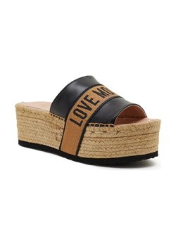 Love Moschino Skórzane klapki ze sklepu Gomez Fashion Store w kategorii Klapki damskie - zdjęcie 184307472