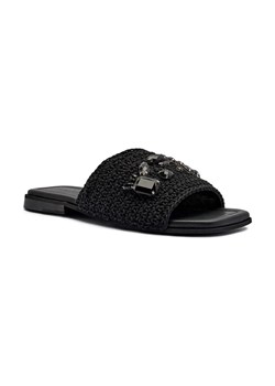 INUIKII Klapki WOVEN STRAP STONES | z dodatkiem skóry ze sklepu Gomez Fashion Store w kategorii Klapki damskie - zdjęcie 184307480
