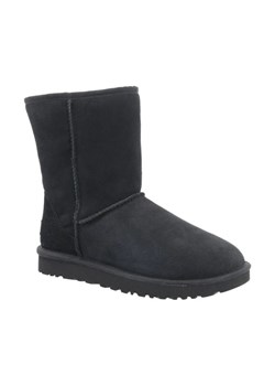 UGG Skórzane śniegowce W Classic Short II | z dodatkiem wełny ze sklepu Gomez Fashion Store w kategorii Śniegowce damskie - zdjęcie 184307522
