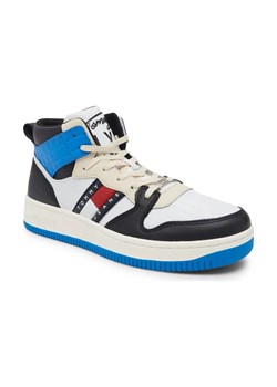 Tommy Jeans Trampki MID CUT TOMMY JEANS BASKET | z dodatkiem skóry ze sklepu Gomez Fashion Store w kategorii Trampki męskie - zdjęcie 184307523