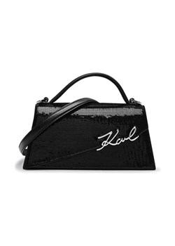 Karl Lagerfeld Kuferek k/signature | z dodatkiem skóry ze sklepu Gomez Fashion Store w kategorii Kuferki - zdjęcie 184307634