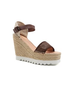 Pollini Skórzane koturny ze sklepu Gomez Fashion Store w kategorii Espadryle damskie - zdjęcie 184307731