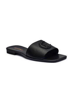 Just Cavalli Skórzane klapki ze sklepu Gomez Fashion Store w kategorii Klapki damskie - zdjęcie 184308082