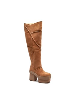UGG Skórzane kozaki na słupku ze sklepu Gomez Fashion Store w kategorii Kozaki damskie - zdjęcie 184308380