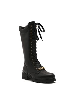 Liu Jo Skórzane botki NEW NANCY 54 ze sklepu Gomez Fashion Store w kategorii Workery damskie - zdjęcie 184308391
