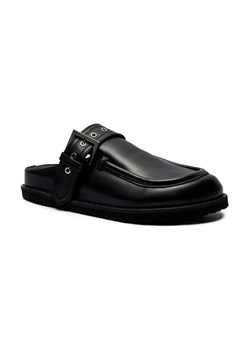 HUGO Skórzane klapki Artentia_Sabot_BKNA ze sklepu Gomez Fashion Store w kategorii Klapki damskie - zdjęcie 184308432