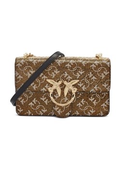 Pinko Skórzana torebka wieczorowa LOVE ONE MINI LIGHT CL ze sklepu Gomez Fashion Store w kategorii Kopertówki - zdjęcie 184308440