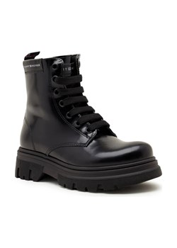 Tommy Hilfiger Botki LACE-UP | z dodatkiem skóry ze sklepu Gomez Fashion Store w kategorii Buty zimowe dziecięce - zdjęcie 184308581