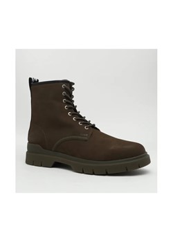HUGO Skórzane trapery Ryan_Halb_nu ze sklepu Gomez Fashion Store w kategorii Buty zimowe męskie - zdjęcie 184308641