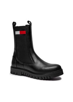 Tommy Jeans Skórzane sztyblety ze sklepu Gomez Fashion Store w kategorii Botki - zdjęcie 184308680