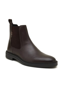 BOSS BLACK Skórzane sztyblety Calev_Cheb ze sklepu Gomez Fashion Store w kategorii Buty zimowe męskie - zdjęcie 184308763