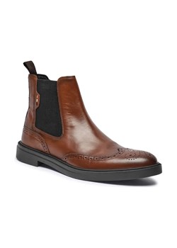 BOSS BLACK Skórzane sztyblety Calev ze sklepu Gomez Fashion Store w kategorii Buty zimowe męskie - zdjęcie 184308831