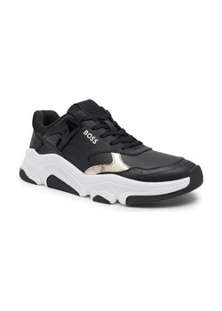 BOSS BLACK Sneakersy Asher | z dodatkiem skóry ze sklepu Gomez Fashion Store w kategorii Buty sportowe męskie - zdjęcie 184308883