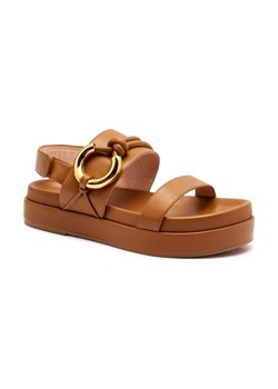 Coccinelle Skórzane sandały Coccinelle Carmy Smooth ze sklepu Gomez Fashion Store w kategorii Sandały damskie - zdjęcie 184309070