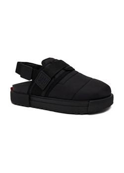 HUGO Obuwie domowe Delmar_sand_ny | z dodatkiem skóry ze sklepu Gomez Fashion Store w kategorii Kapcie męskie - zdjęcie 184309150