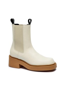 Furla Skórzane sztyblety na słupku COLLEGE CHELSEA ze sklepu Gomez Fashion Store w kategorii Botki - zdjęcie 184309233