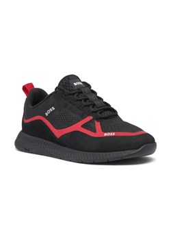 BOSS BLACK Sneakersy Titanium | z dodatkiem skóry ze sklepu Gomez Fashion Store w kategorii Buty sportowe męskie - zdjęcie 184309303