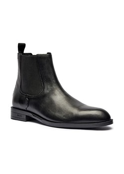 BOSS BLACK Skórzane sztyblety Tayil_Cheb_lt ze sklepu Gomez Fashion Store w kategorii Buty zimowe męskie - zdjęcie 184309554