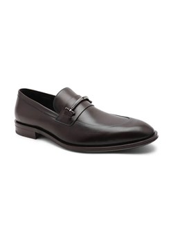 BOSS BLACK Skórzane loafersy Derrek_Loaf_buhw ze sklepu Gomez Fashion Store w kategorii Mokasyny męskie - zdjęcie 184309594