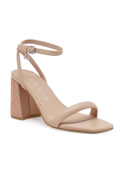 Guess Skórzane sandały na słupku ze sklepu Gomez Fashion Store w kategorii Sandały damskie - zdjęcie 184309630