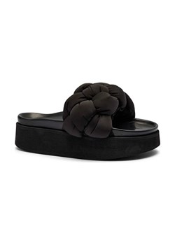 INUIKII Klapki PUFFER BRAIDED | z dodatkiem skóry ze sklepu Gomez Fashion Store w kategorii Klapki damskie - zdjęcie 184309773