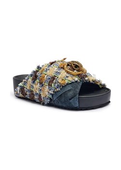 Kurt Geiger Klapki CHELSEA CROSS STRAP ze sklepu Gomez Fashion Store w kategorii Klapki damskie - zdjęcie 184309884