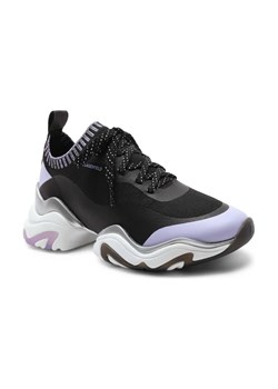 Karl Lagerfeld Sneakersy GEMINI Knit Sock Lo | z dodatkiem skóry ze sklepu Gomez Fashion Store w kategorii Buty sportowe damskie - zdjęcie 184309892