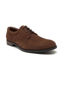 Tommy Hilfiger Skórzane półbuty CASUAL HILFIGER SUEDE ze sklepu Gomez Fashion Store w kategorii Buty eleganckie męskie - zdjęcie 184309944