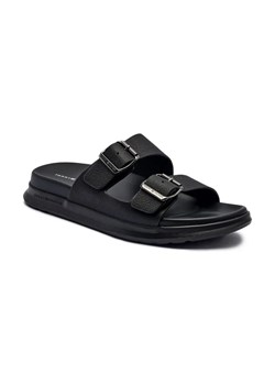 Tommy Hilfiger Skórzane klapki DENSITY ze sklepu Gomez Fashion Store w kategorii Klapki męskie - zdjęcie 184310002