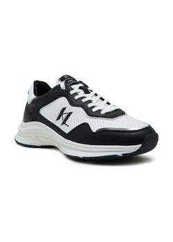 Karl Lagerfeld Skórzane sneakersy LUX FINESSE Monogram ze sklepu Gomez Fashion Store w kategorii Buty sportowe męskie - zdjęcie 184310180